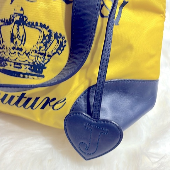 Juicy Couture Yellow Nylon Canvas Bag Like New Excellent Condition - Picture 11 of 16